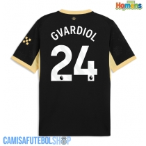 Camisa de time de futebol Manchester City Josko Gvardiol #24 Replicas 2º Equipamento 2026-27 Manga Curta